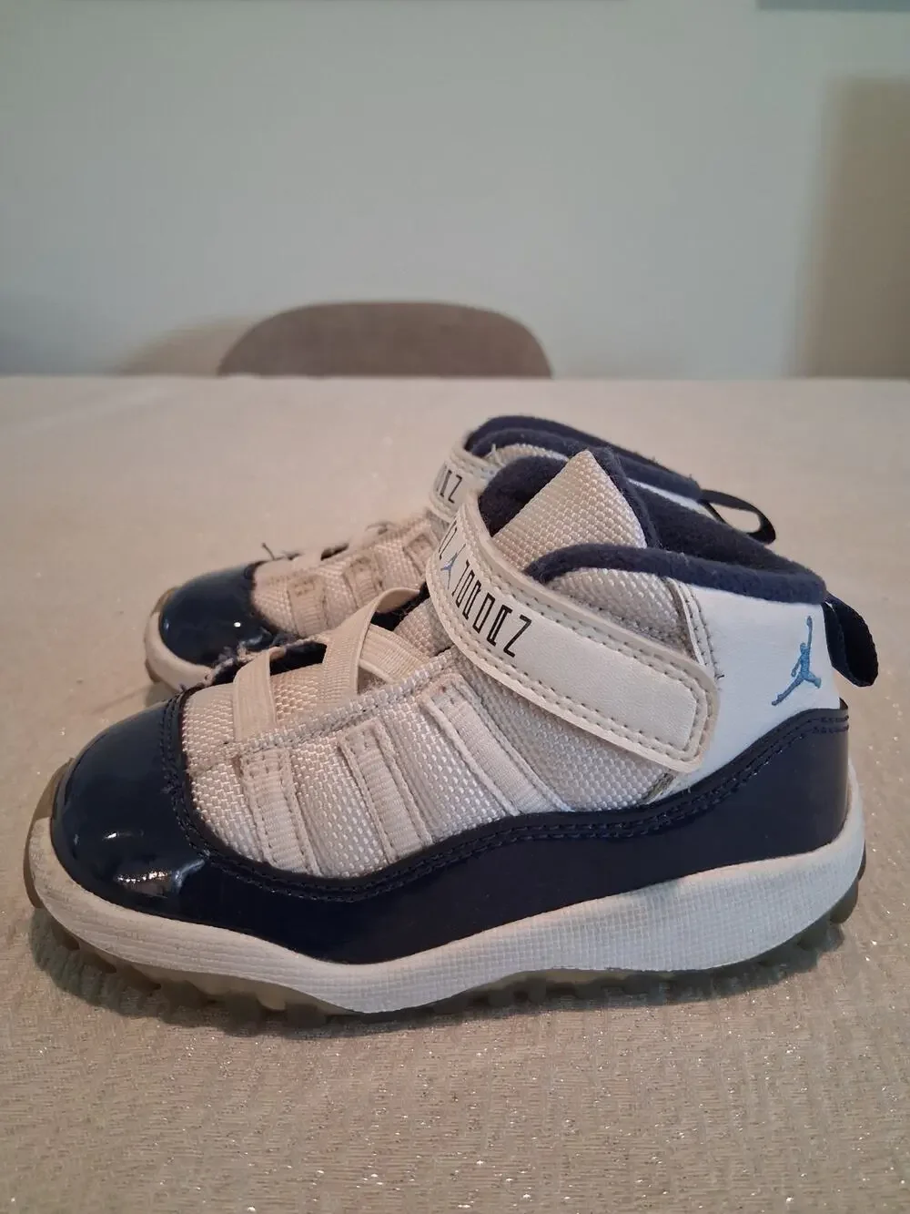 Nike Air Jordan 11 Retro TD Win Like 82 Midnight Navy White Size 7C Baby